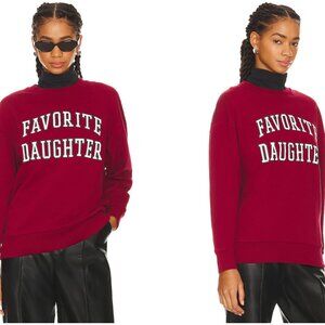 NWT Favorite Daughter Collegiate Red Sweatshirt XL